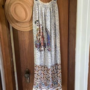 Vintage Hand Painted Turkish Skirt